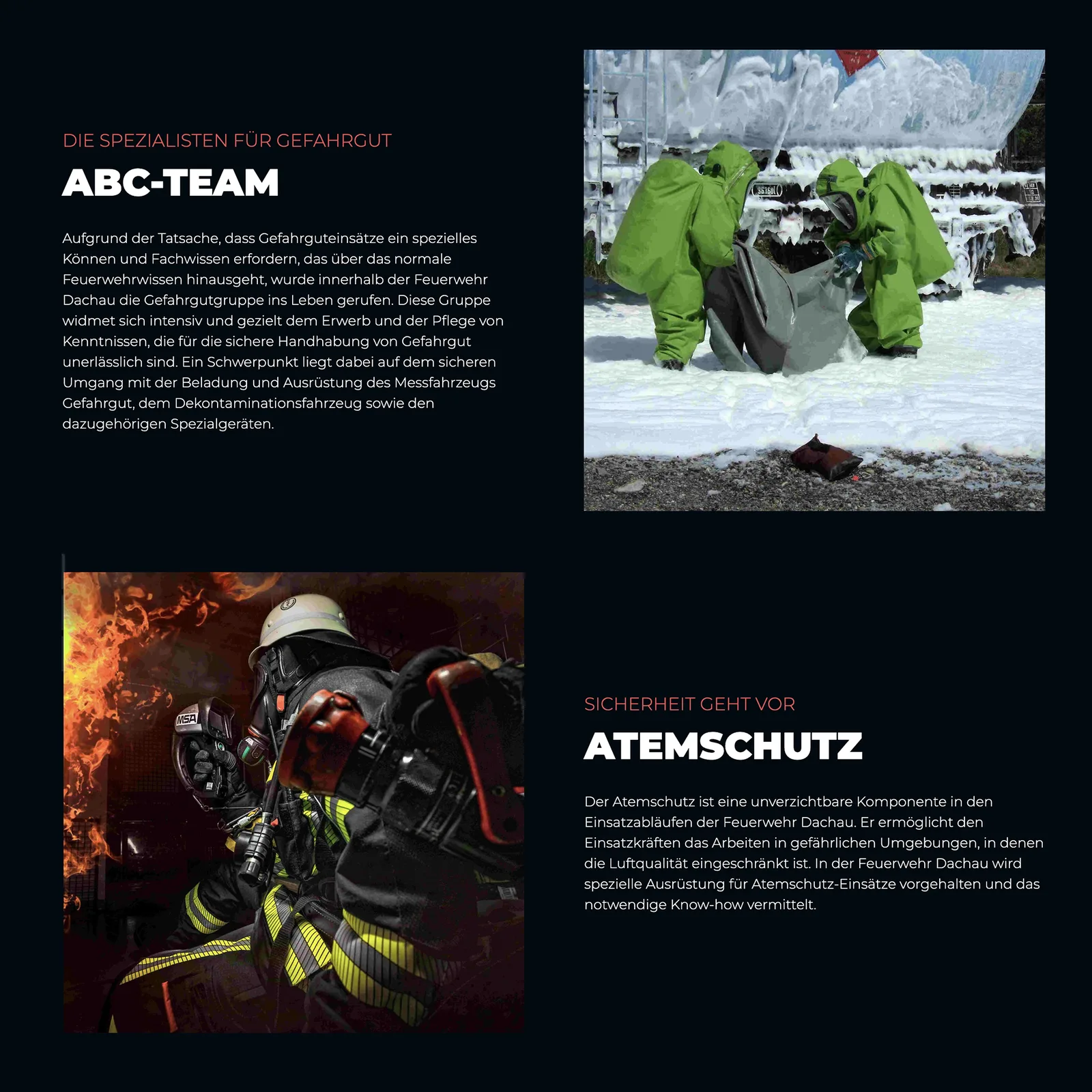 Feuerwehr Dachau Webdesign