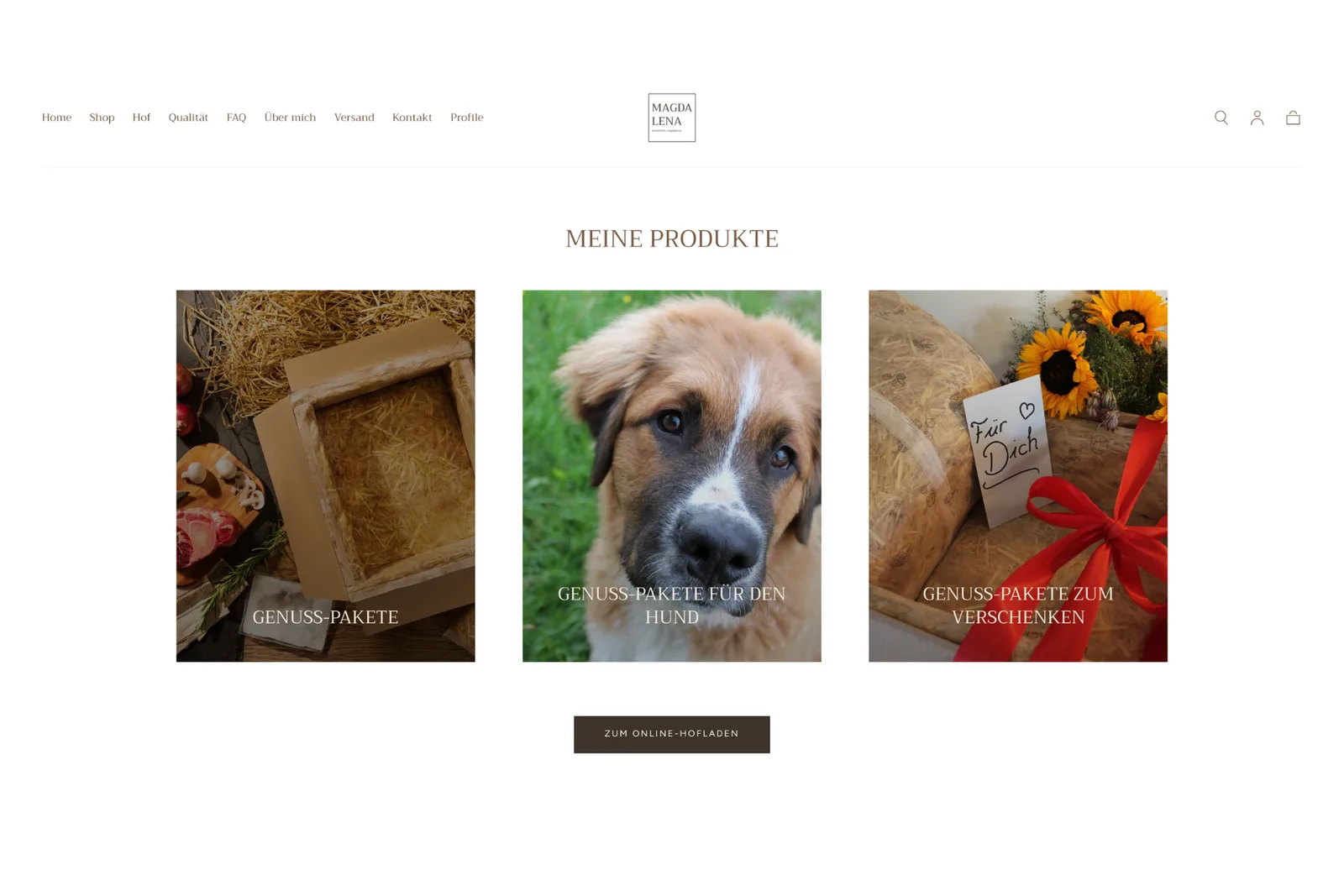 Landwirtin Magdalena Onlineshop