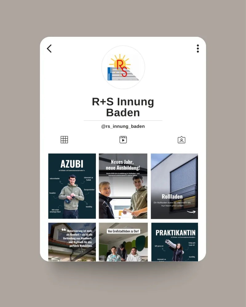 Rollladen- und Sonnenschutzinnung Baden