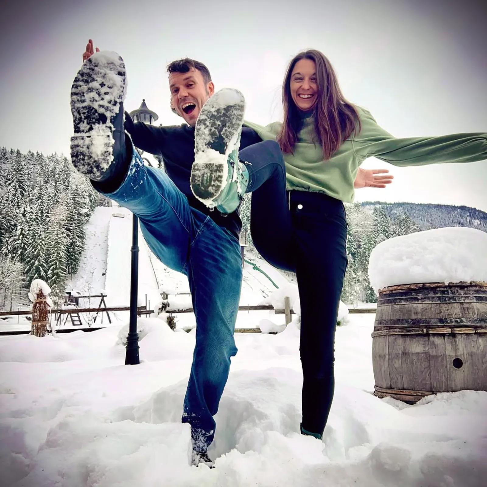 Teamausflug in einen Spiegelraum